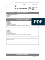 FT-PTH-SC-001 Formato Verificación de Referencias