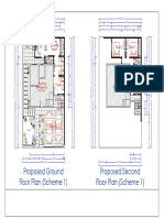 Proposed Ground Floor Plan (Scheme 1) Proposed Second Floor Plan (Scheme 1)