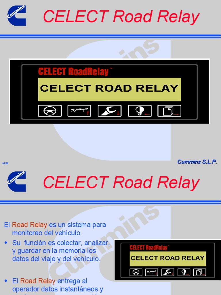 Celect Road Relay 3.0 PDF Vehículo de motor Vehículos