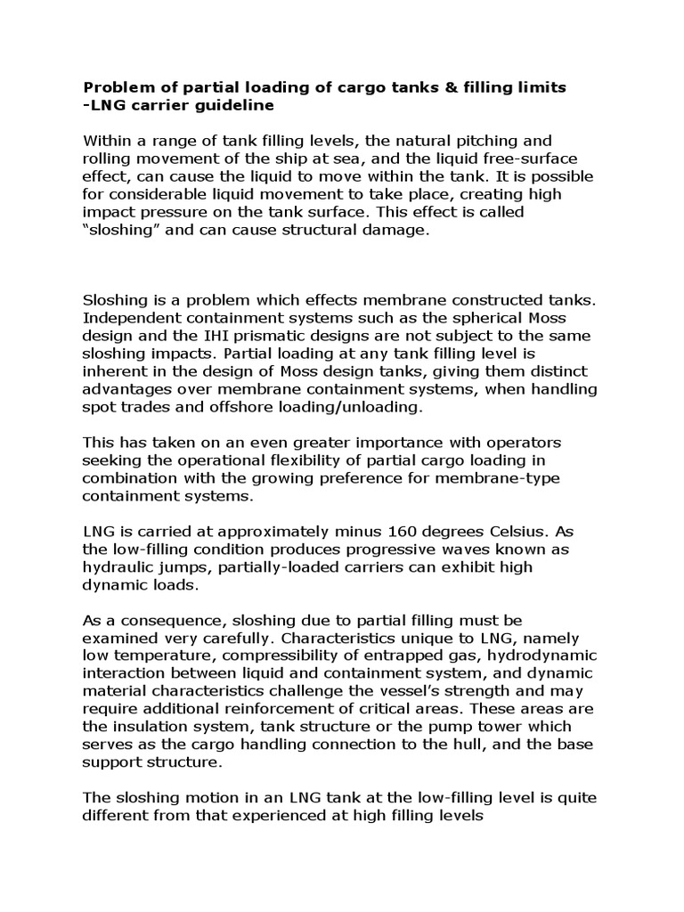 Loading and Unloading Rules&data PDF Ships Chemical Engineering