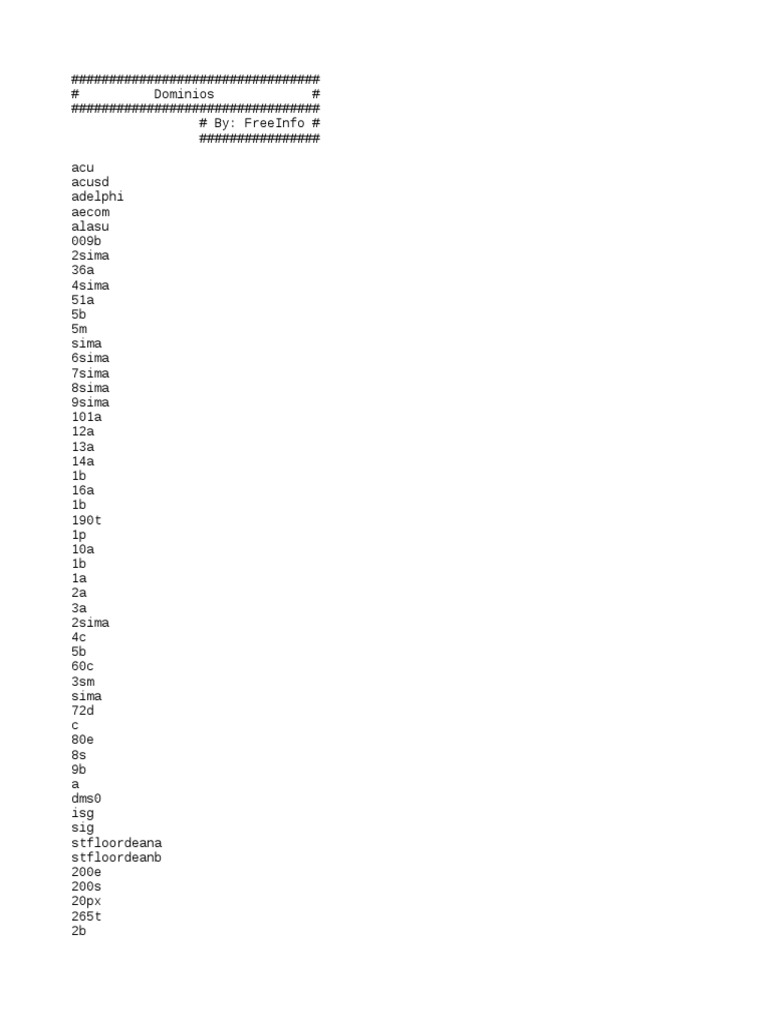 Domini Os | PDF
