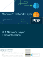 Module 8: Network Layer: Introduction To Networks v7.0 (ITN)
