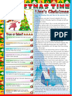 LISA´S CHRISTMAS - READING AND COMPREHENSION - KEY INCLUDED (13-14)