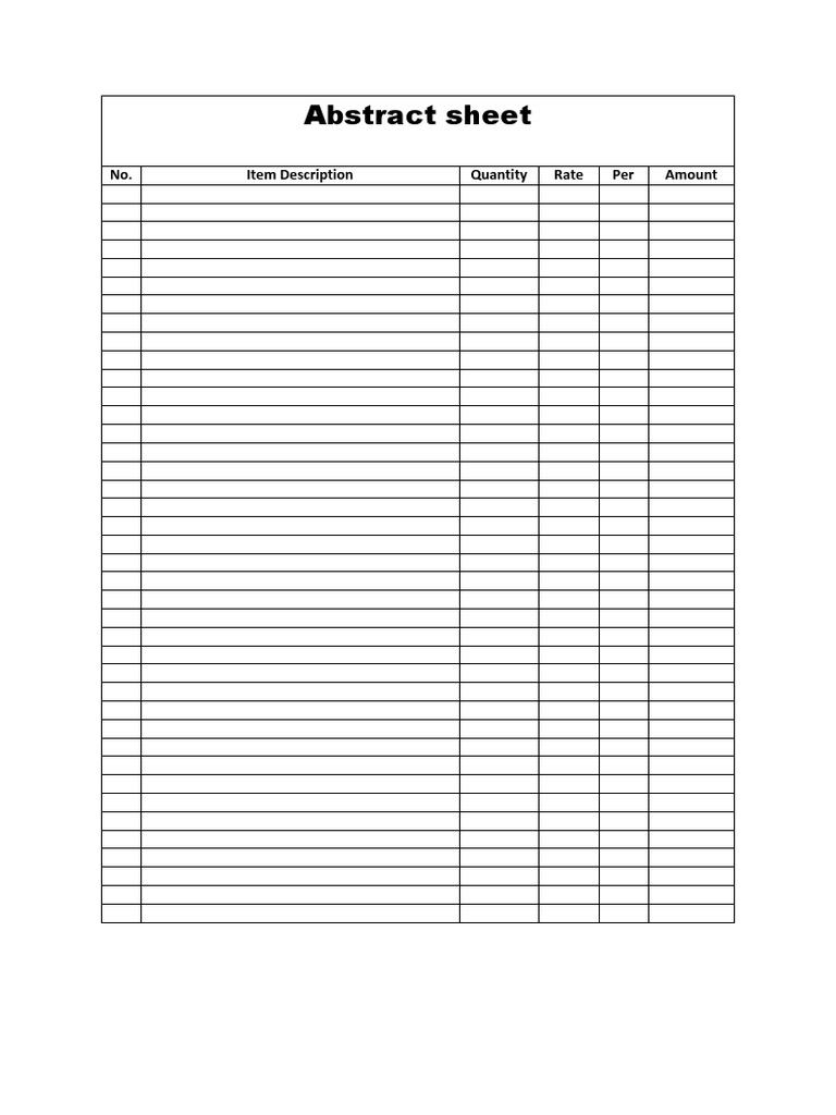 Abstract Sheet Download | PDF