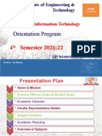 4 Sem Orientation IT