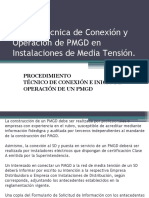 Norma Técnica de Conexión y Operación de PMGD