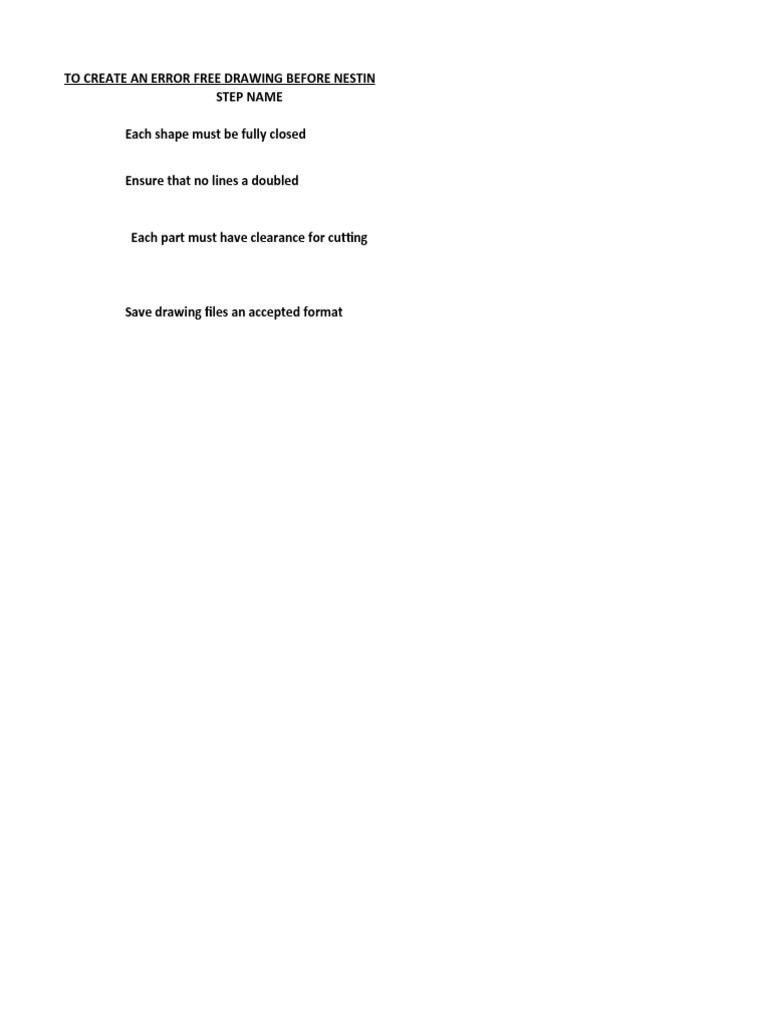 CHECKLIST FOR CNC - From Drawing To Cutting | PDF | Auto Cad | Computing