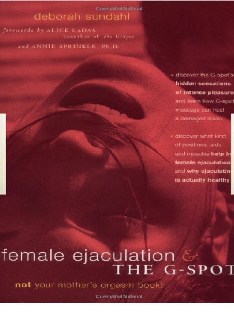 Female Ejaculation and The G-Spot PDF Orgasm Animal Reproductive System picture photo