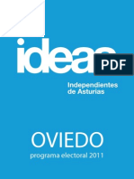 Programa de IDEAS para Oviedo  2011 - José Luis Viesca