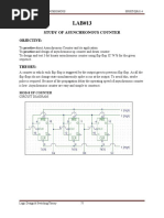 Study of Asynchronous Counter: Objective