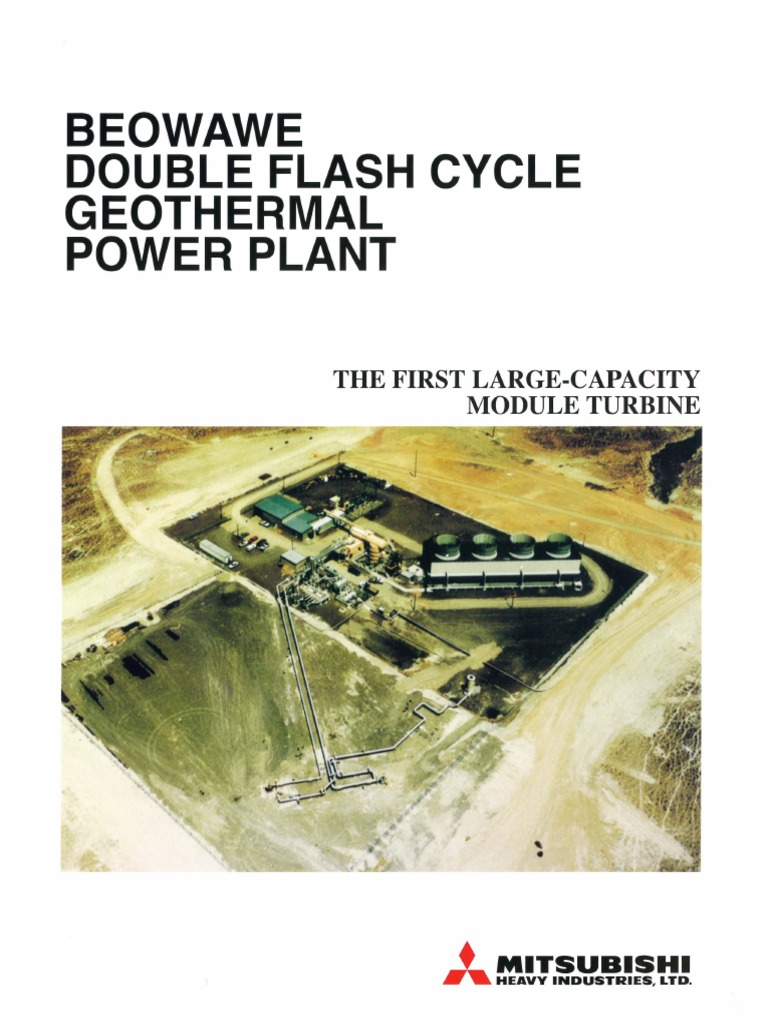 Beowawe Double Flash Cycle Geothermal Power Plant: The First Large ...