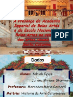 A Presença Da Academia Imperial de Belas Artes