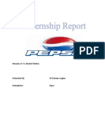 Faheem Internship Report Pepsi