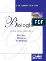 Aurel Ardelean, Ionel Rosu, Cãlin Istrate - Biologie Manual Pentru Clasa a Xi-A-corint (2014)