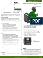 Specification Sheet: Single Engine Clutch Drive Opu