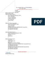 Création Des Tables de La Base de Données