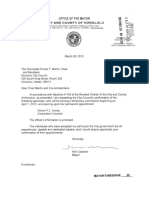 Nominee/Appointment Form For Donna Y. L. Leong For Corporation Counsel 2013