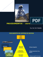 Procedimiento de Cierre