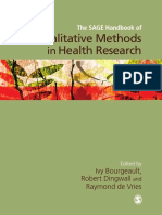 Qualitative Methods Health Research: The SAGE Handbook of