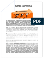 El acuerdo cooperativo: contrato para crear y organizar cooperativas