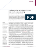 Engineered Bacteriophage-Defence Systems in Bioprocessing: Reviews