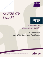 Guides QSE Auditeurs Clients 2012