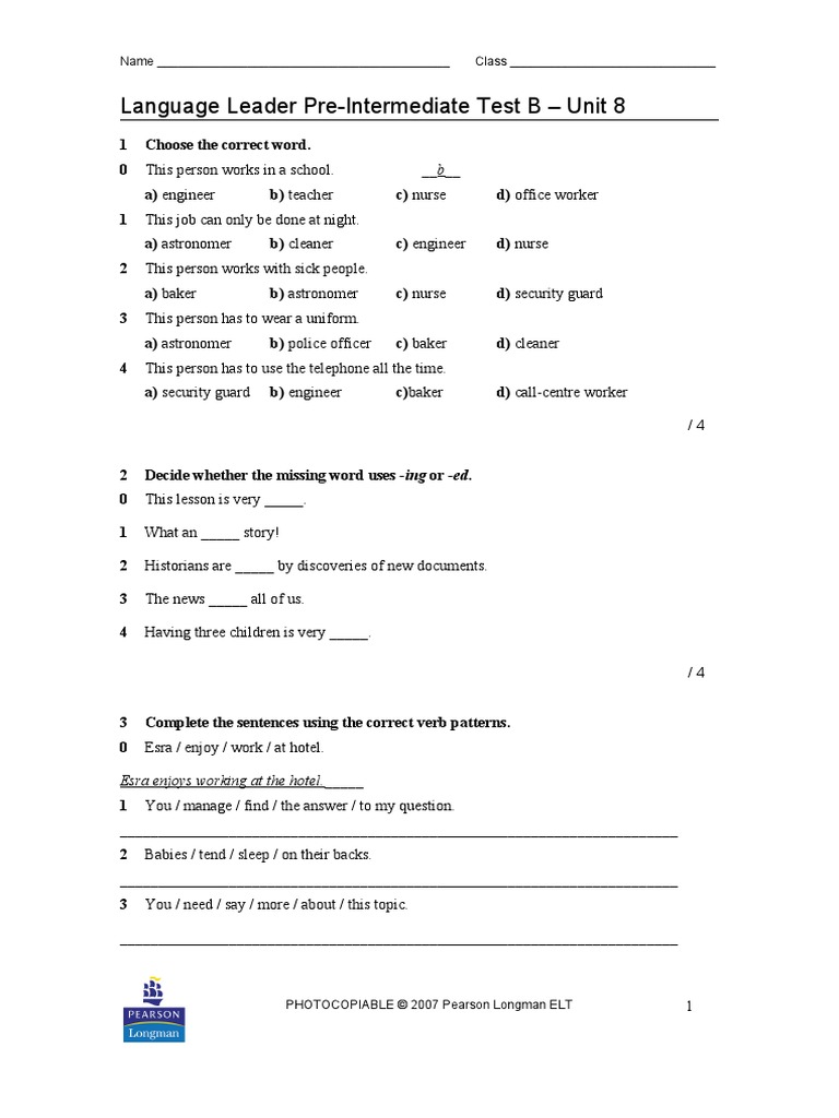 Unit 8B Test | PDF