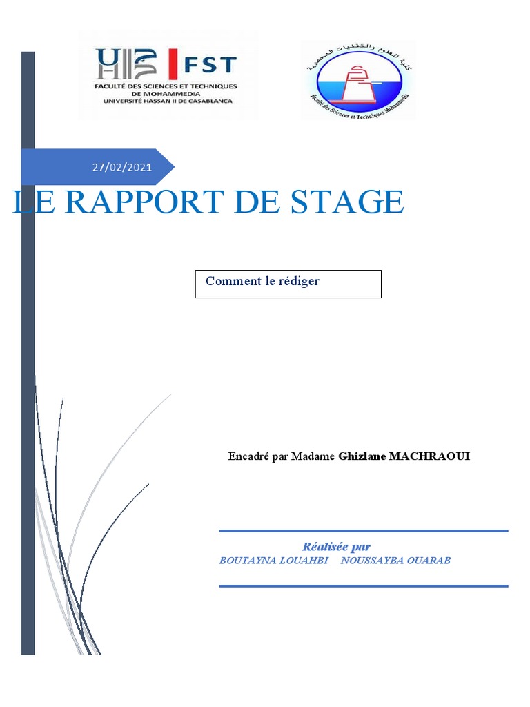 Guide Pratique du Rapport de Stage | PDF | Apprentissage | Expérience