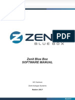 Zenit Blue Box Software Manual: Ag Centrum