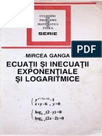Ecuatii Expon Si Logaritmice - M. Ganga (1994)
