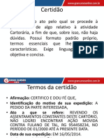 Aula 10 - Certidão - Declaração - Portaria - Apostila