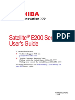 Satellite E200 Series User's Guide: GMAD00234010 11/09