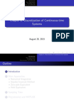 Slides Chapter8 DISCRETIZATION OF CONTINUOS SYSTEMS