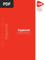 CYPECAD Memoria de Calculo