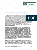 09 - Five Power Defence Arrangements - Strategic Backgound Paper - 10.2013