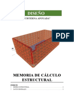 Memoria de Cálculo - Cisterna