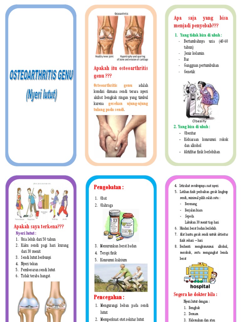 Leaflet Osteoarthritis Pdf