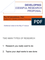 Research Proposal Elements