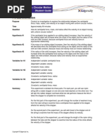 Physics - Wet Lab Guide - Circular Motion - Student