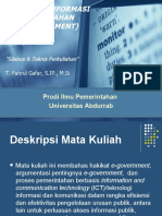 Teknologi Informasi Pemerintahan (E-Government) : Prodi Ilmu Pemerintahan Universitas Abdurrab