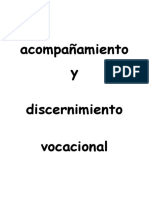 Material para El ACOMPAÑAMIENTOYDISCERNIMIENTO VOCACIONAL