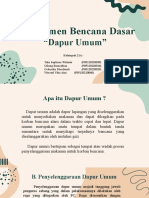 Manajemen Bencana Dasar Dapur Umum