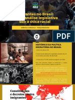 Breve Análise Legislativa Dos Migrantes Sob A Ótica Racial