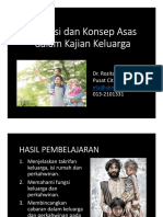 Definisi Dan Konsep Asas Kajian Keluarga