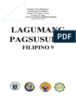 Unang Markahang Pagsusulit Sa Filipino 9