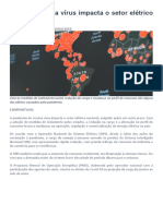 Como o corona vírus impacta o setor elétrico nacional