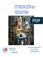 Monitorizacion en Pediatria CUESTIONARIO