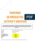 Tarifario Productos Activo v31