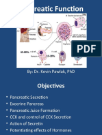 Pancreatic Function and Secretion