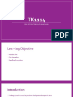 TK1114 File Operations